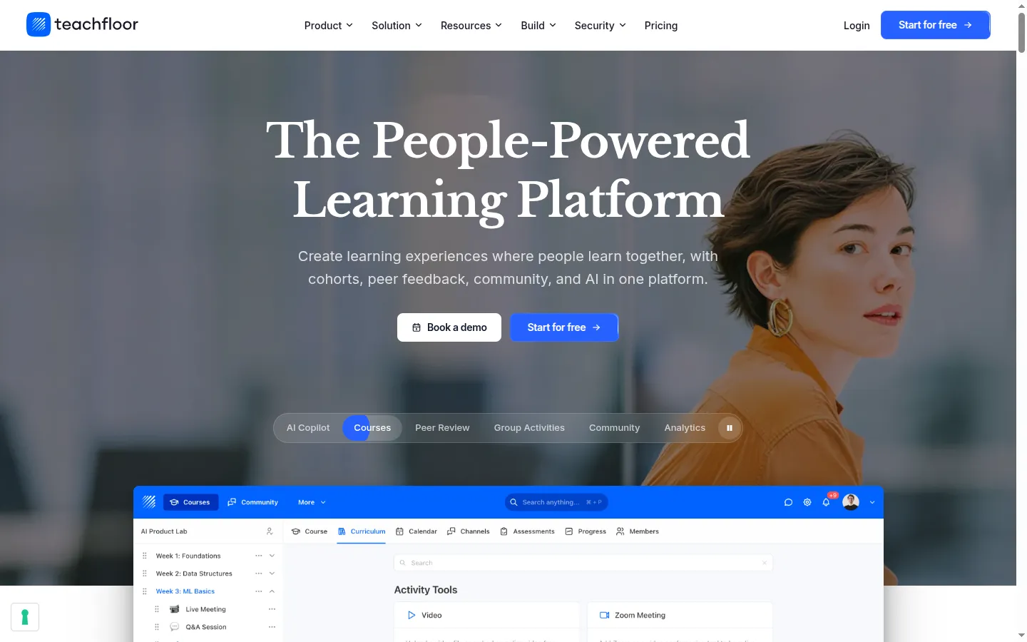 Teachfloor screenshot 1